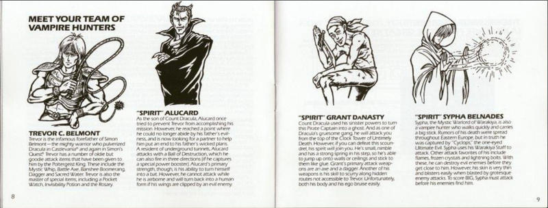 From the Castlevania III instruction booklet. (Photo: Games Database)